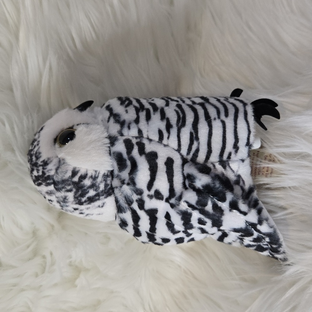 Folkmanis Small Snowy Owl Puppet K - Picture 6 of 13